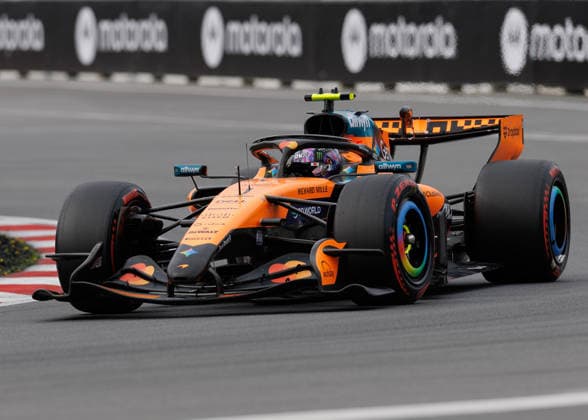 May 23, 2026, Montreal, Quebec, Canada: Lando Norris of Great Britain driving the (1) McLaren MCL40 Mercedes on track during qualifying ahead of the F1 Grand Prix of Canada at Circuit Gilles-Villeneuve on May 23, 2026 in Montreal, Quebec. F1 2026: Canada Grand Prix: Qualifyings  - ZUMAc132 20260523_fap_c132_040 Copyright: xAndrewxChinx