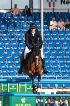 158 Henrik Von Eckermann on Glamour Girl (SWE) during the TSCHIO 2026 (CHIO 2026) - Prize of Aachen-Laurensberger Rennverein e.V. CSI5* at the Allianz Park in Aachen, Germany  Copyright: xMartinxPitschx xSPPx Sportspressphoto_153529