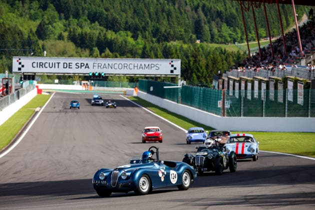 LE MANS CLASSIC SERIES 2026 - SPA-CLASSIC 124 WARD Steve (gbr), Jaguar XK120 Roadster 1951, The Gentlemen Challenge, action during the 2026 Spa-Classic, 2nd round of the Le Mans Classic Series 2026, from May 22 to 24 in Circuit de Spa-Francorchamps, in Stavelot, Belgium - StavelotBelgium  Copyright: xGREGORYxLENORMANDx