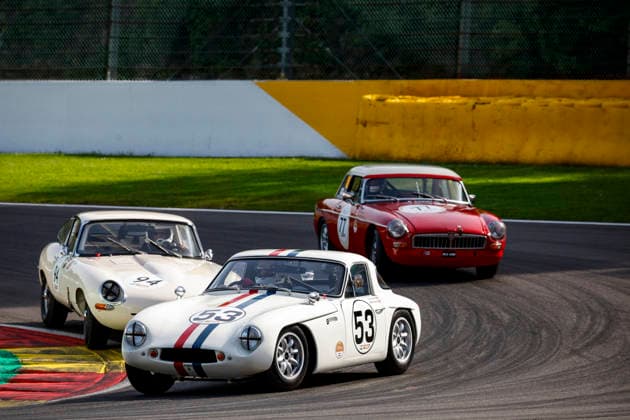 LE MANS CLASSIC SERIES 2026 - SPA-CLASSIC 53 GRANT Guy (gbr), HALES Mark (gbr), TVR Grantura Mk III 1965, The Gentlemen Challenge, action during the 2026 Spa-Classic, 2nd round of the Le Mans Classic Series 2026, from May 22 to 24 in Circuit de Spa-Francorchamps, in Stavelot, Belgium - StavelotBelgium  Copyright: xGREGORYxLENORMANDx