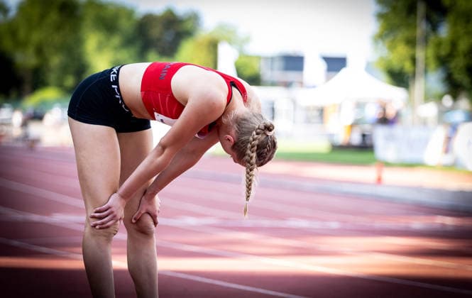 B S Kurpfalz Gala Weinheim, 23 05 2026 Exhausted Lisa Petri GER TSV Kirchhain after her 400m run at the womens B S Kurpfalz Gala on 23 05 2026 at the Sepp Herberger Stadium in Weinheim Baden Württemberg Copyright: xBEAUTIFULxSPORTS R.xSchmittx