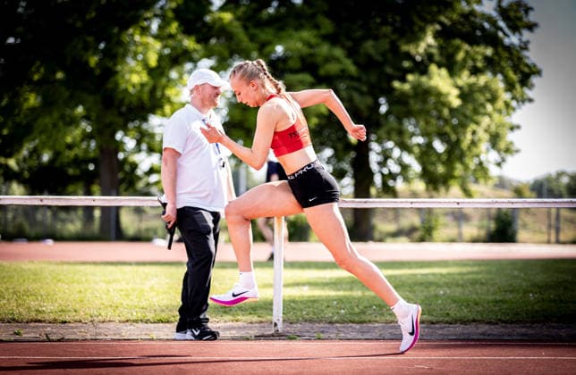 B S Kurpfalz Gala Weinheim, 23 05 2026 Lisa Petri GER TSV Kirchhain in the womens 400m race B S Kurpfalz Gala on 23 05 2026 at the Sepp Herberger Stadium in Weinheim Baden Württemberg Copyright: xBEAUTIFULxSPORTS R.xSchmittx