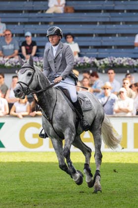 198 Philipp Schulze Topphoff on Cortez FZ (GER) during the TSCHIO 2026 (CHIO 2026) - Prize of Handwerk, Youngster-Tour Final CSIYH1* at the Allianz Park in Aachen, Germany  Copyright: xMartinxPitschx xSPPx Sportspressphoto_153585