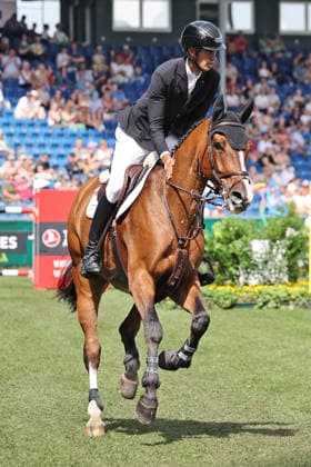 3rd place, Rene Dittmer GER with horse Cajero 8, Preis des Handwerks, Youngster Tour Final CSIYH1 Jumping competition with jump-off for young horses, World Equestrian Festival, World Equestrian Festival, TSCHIO Aachen 2026, TSCHIO instead of CHIO 2026, Aachener Soers, May 22 to 24, 2026, equestrian sport, May 24, 2026, Aachener Soers Germany
