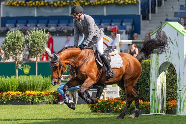 266 Christian Kukuk on Esi Romeo (GER) during the TSCHIO 2026 (CHIO 2026) - Prize of Handwerk, Youngster-Tour Final CSIYH1* at the Allianz Park in Aachen, Germany  Copyright: xMartinxPitschx xSPPx Sportspressphoto_153590