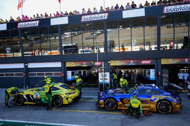 DTM, 3. + 4. Rennen Zandvoort 2026 80 Mercedes-AMG GT3 EVO, Winward Racing: Maro Engel, 48 Mercedes-AMG GT3 EVO, Winward Racing: Jules Gounon- picture by Gruppe C Photography Zandvoort Circuit Park Zandvoort Noord-Holland Netherlands Copyright: xGruppexCxPhotographyx