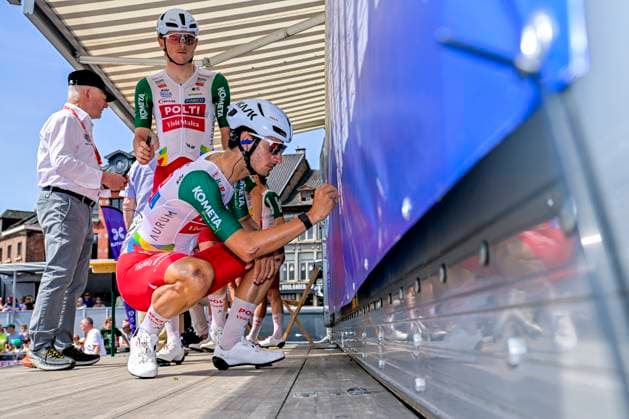 Grand Prix Criquielion 2026 Cycling Race LESSINES, BELGIUM - MAY 24 : Rider of Team Polti VisitMalta during the 58th edition of Grand Prix Criquielion an UCI Class 1.1 one day cycling road race for Men Elite of km with start in Ath and finish in Lessines on May 24, 2026 in Lessines, Belgium, 24 05 2026 Lessines Belgium  Copyright: xSesx