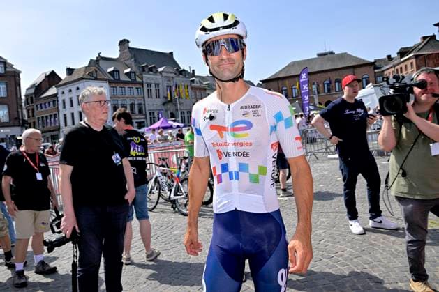 Grand Prix Criquielion 2026 Cycling Race LESSINES, BELGIUM - MAY 24 : Leroux Samuel (FRA) of TotalEnergies during the 58th edition of Grand Prix Criquielion an UCI Class 1.1 one day cycling road race for Men Elite of km with start in Ath and finish in Lessines on May 24, 2026 in Lessines, Belgium, 24 05 2026 Lessines Belgium  Copyright: xSesx