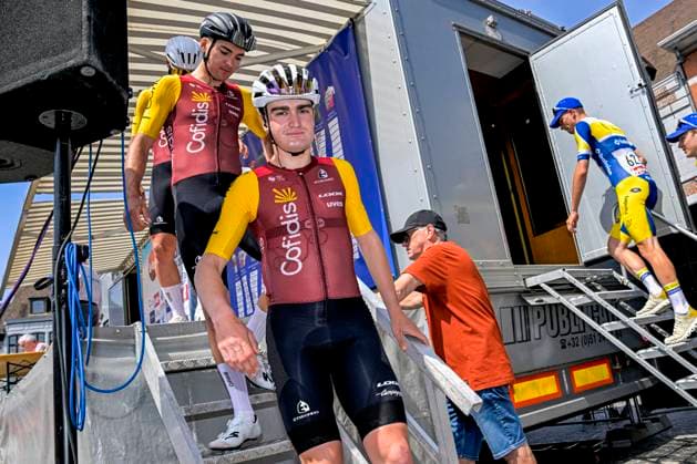 Grand Prix Criquielion 2026 Cycling Race LESSINES, BELGIUM - MAY 24 : Riders of Team Cofidis during the 58th edition of Grand Prix Criquielion an UCI Class 1.1 one day cycling road race for Men Elite of km with start in Ath and finish in Lessines on May 24, 2026 in Lessines, Belgium, 24 05 2026 Lessines Belgium  Copyright: xSesx