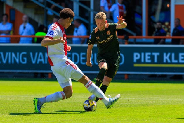Football, Netherlands, ECL Playoffs, Ajax Amsterdam - FC Utrecht