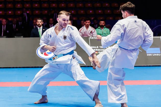 Bronze Medal Match Men Kata Team Germany, 24 05 2026, Frankfurt am Main Germany , 61 Karate European Championships 2026 Frankfurt Main xprx