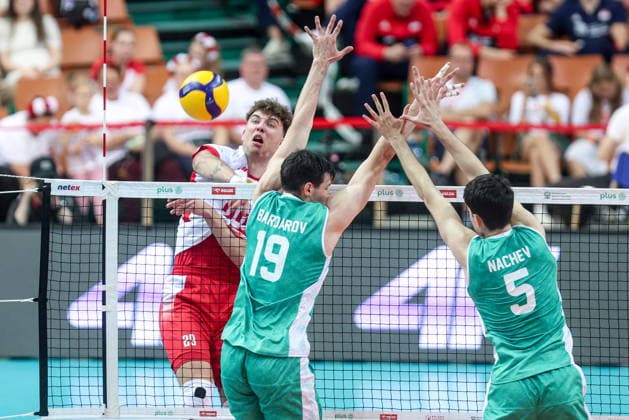 Katowice 24.05.2026 Friendly volleyball match between Poland and Bulgaria on May 24, 2026, in Katowice, Poland --- Mecz towarzyski w siatkowce pomiedzy Polska - Bulgaria Nz. Dawid Dulski Fot. Michal Chwieduk Arena Akcji NEWSPIX.PL --- newspix.pl 
