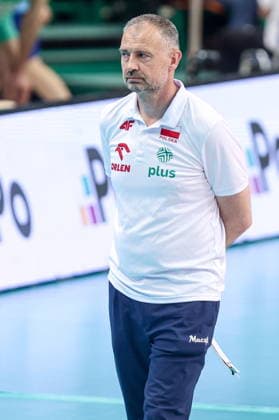 Katowice 24.05.2026 Friendly volleyball match between Poland and Bulgaria on May 24, 2026, in Katowice, Poland --- Mecz towarzyski w siatkowce pomiedzy Polska - Bulgaria Nz. Nikola Grbic Fot. Michal Chwieduk Arena Akcji NEWSPIX.PL --- newspix.pl 