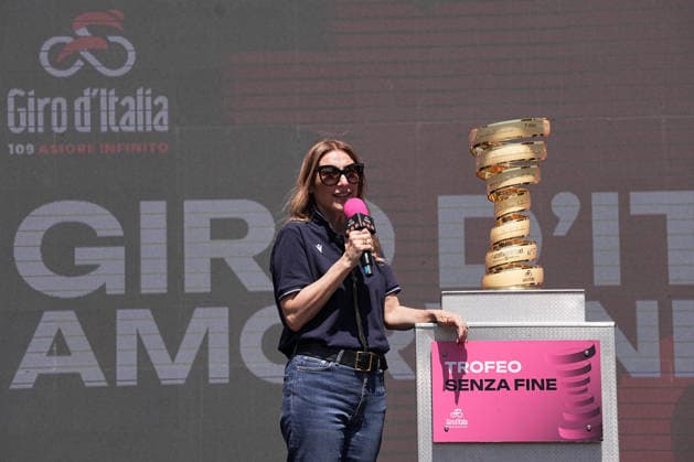 Paola Garlaschelli Mayor of Voghera during Stage 15 of the Giro d™Italia, from Voghera to Milano, Italy, Sunday, May 24, 2026.  Copyright: xMarcoxAlpozzi LaPressex