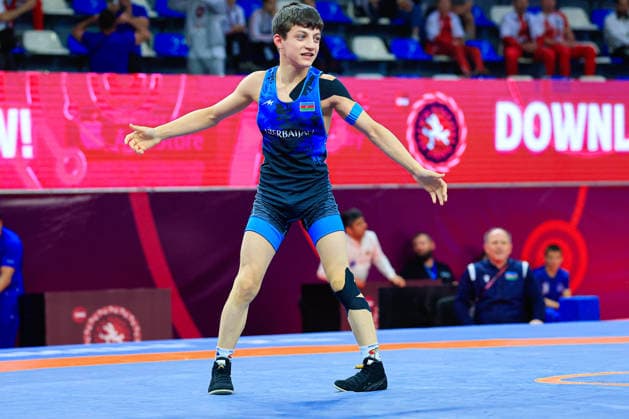 U15 Wrestling European Championships 38kg FS Yusuf Abdullayev AZE Copyright: xKostadinxAndonov xUnitedxWorldxWrestlingx Kostadin Andonov United World Wrestling