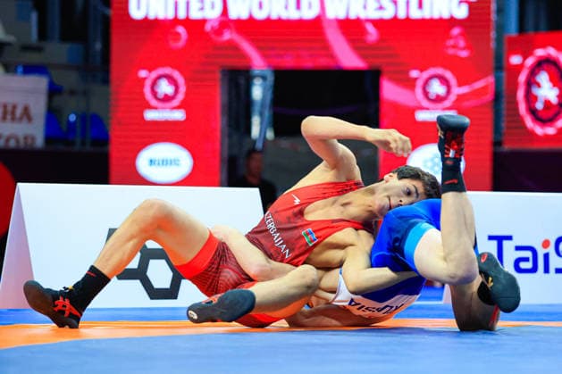 U15 Wrestling European Championships 52kg FS Badruddin Magomedov RUS df Adam Guliyev AZE Copyright: xKostadinxAndonov xUnitedxWorldxWrestlingx Kostadin Andonov United World Wrestling