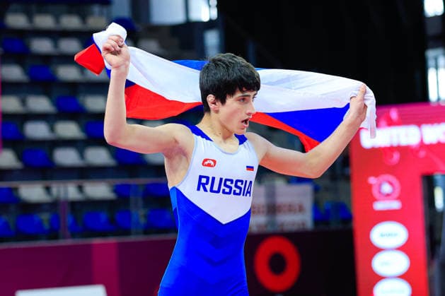 U15 Wrestling European Championships 52kg FS Badruddin Magomedov RUS Copyright: xKostadinxAndonov xUnitedxWorldxWrestlingx Kostadin Andonov United World Wrestling