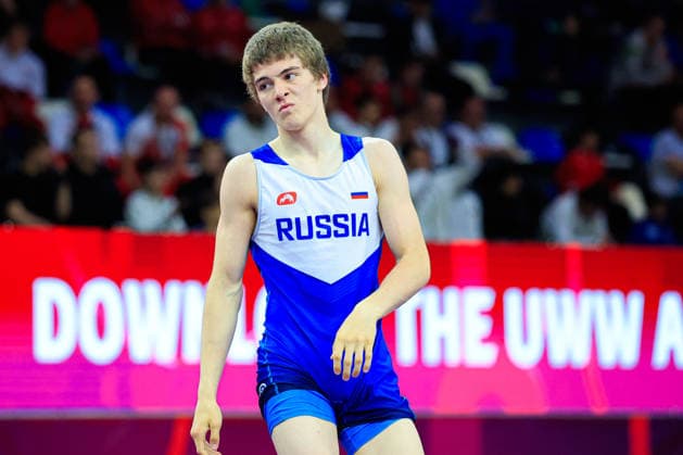 U15 Wrestling European Championships 57kg FS Adam Miziev RUS Copyright: xKostadinxAndonov xUnitedxWorldxWrestlingx Kostadin Andonov United World Wrestling