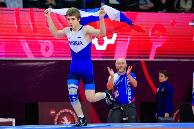 U15 Wrestling European Championships 57kg FS Adam Miziev RUS Copyright: xKostadinxAndonov xUnitedxWorldxWrestlingx Kostadin Andonov United World Wrestling