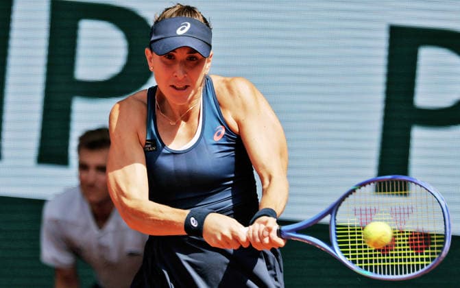 TENNIS - French Open 2026 PARIS,FRANCE,24.MAY.26 - TENNIS - WTA, Tennis Damen Tour, French Open, Roland Garros, Grand Slam. Image shows Belinda Bencic (SUI).  GEPAxpictures xMatthiasxHauer