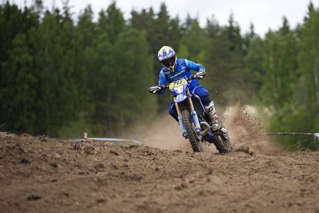 Steven Holcombe of Great Britain Sherco Team Sherco Factory during the 2026 Paulo Duarte FIM EnduroGP World Championship, WM, Weltmeisterschaft race 23. May 2026 in Vierumäki, Finland. (Kalle Parkkinen Newspix24)  Copyright: xKallexParkkinenx NP24kp0412