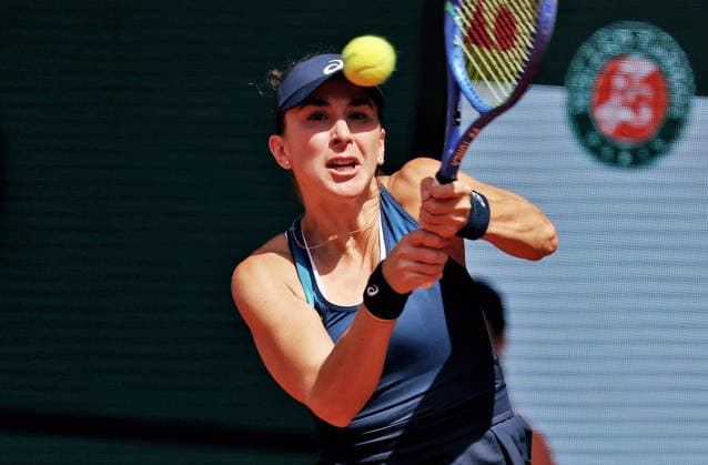 TENNIS - French Open 2026 PARIS,FRANCE,24.MAY.26 - TENNIS - WTA, Tennis Damen Tour, French Open, Roland Garros, Grand Slam. Image shows Belinda Bencic (SUI).  GEPAxpictures xMatthiasxHauer