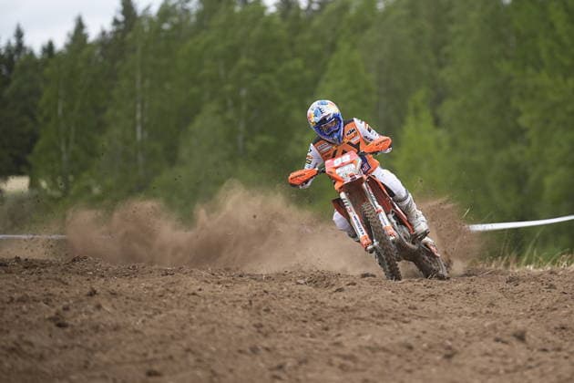 Andrea Verona of Italy Ktm Red Bull Ktm Factory Racing during the 2026 Paulo Duarte FIM EnduroGP World Championship, WM, Weltmeisterschaft race 23. May 2026 in Vierumäki, Finland. (Kalle Parkkinen Newspix24)  Copyright: xKallexParkkinenx NP24kp0414