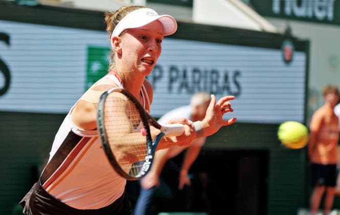 TENNIS - French Open 2026 PARIS,FRANCE,24.MAY.26 - TENNIS - WTA, Tennis Damen Tour, French Open, Roland Garros, Grand Slam. Image shows Sinja Kraus (AUT).  GEPAxpictures xMatthiasxHauer
