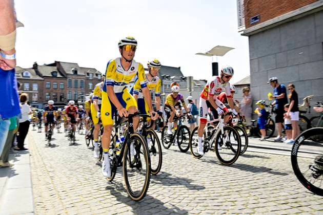 Grand Prix Criquielion 2026 Cycling Race LESSINES, BELGIUM - MAY 24 : Illustration of the start of the race during the 58th edition of Grand Prix Criquielion an UCI Class 1.1 one day cycling road race for Men Elite of km with start in Ath and finish in Lessines on May 24, 2026 in Lessines, Belgium, 24 05 2026 Lessines Belgium  Copyright: xSesx