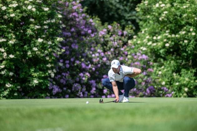 Belgian Thomas Detry pictured in action during the final round (4 4) of the 2026 Soudal Open DP World Tour golf tournament in Schilde, Sunday 24 May 2026. The Soudal Open takes place from 21 to 24 May at the Rinkven Golf Club in Schilde. JONASxROOSENS  x174910197x