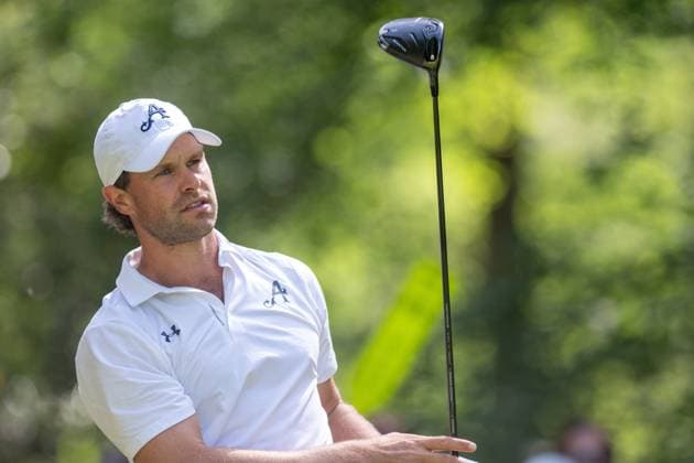 Belgian Thomas Detry pictured in action during the final round (4 4) of the 2026 Soudal Open DP World Tour golf tournament in Schilde, Sunday 24 May 2026. The Soudal Open takes place from 21 to 24 May at the Rinkven Golf Club in Schilde. JONASxROOSENS  x174910232x