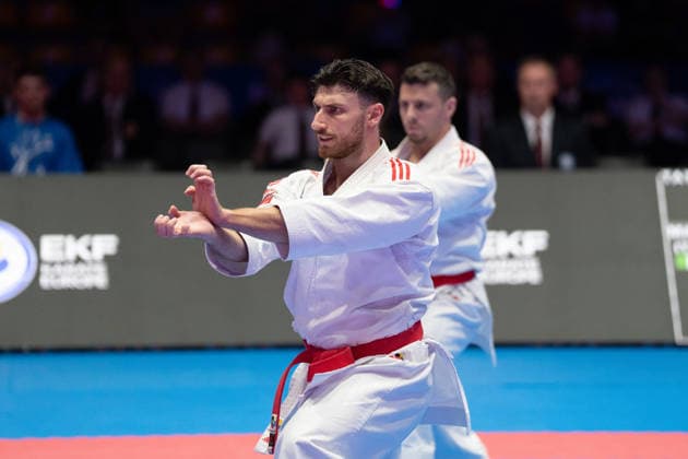 23 05 2026, xhfmx, Karate EKF Senior Championships 2026, Final Men Team Kata Turkey vs Italy DFL DFB REGULATIONS PROHIBIT ANY USE OF PHOTOGRAPHS as IMAGE SEQUENCES and or QUASI VIDEO Frankfurt