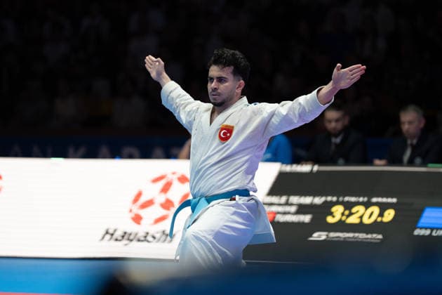 23 05 2026, xhfmx, Karate EKF Senior Championships 2026, Final Men Team Kata Turkey vs Italy DFL DFB REGULATIONS PROHIBIT ANY USE OF PHOTOGRAPHS as IMAGE SEQUENCES and or QUASI VIDEO Frankfurt