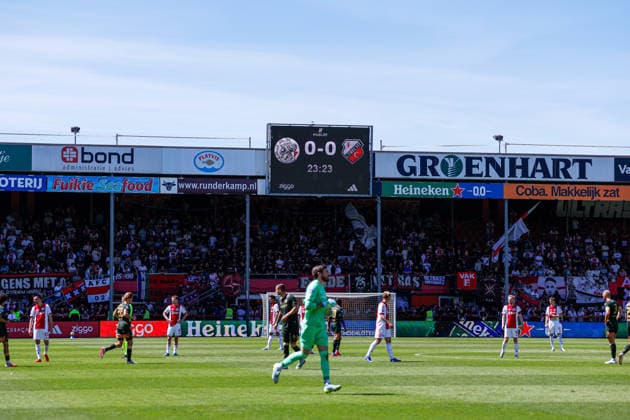 2026-05-24 AFC Ajax v FC Utrecht - Dutch Eredivisie Play-Offs VOLENDAM, NETHERLANDS - MAY 24: during the Dutch Eredivisie Play-Offs match between AFC Ajax and FC Utrecht at Kras Stadion on May 24, 2026 in Volendam, Netherlands. Volendam Kras Stadion Netherlands Content not available for redistribution in The Netherlands directly or indirectly through any third parties. Copyright: xBenxGalx