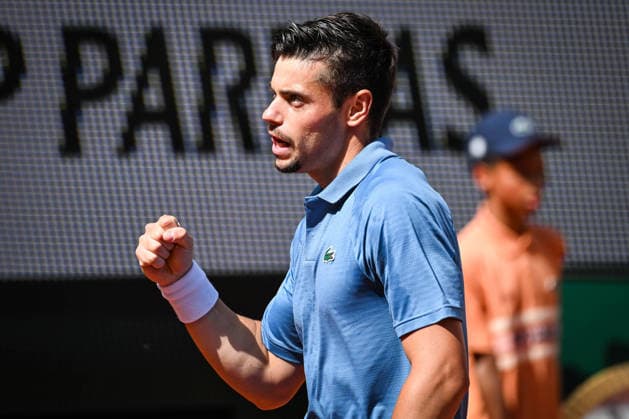 May 24, 2026, Paris, France, France: Arthur GEA of France celebrates his point during the first day of the Roland-Garros 2026, French Open 2026, Grand Slam tennis tournament at Roland-Garros Stadium on May 24, 2026 in Paris, France. Paris France - ZUMAm308 20260524_zsp_m308_006 Copyright: xMatthieuxMirvillex
