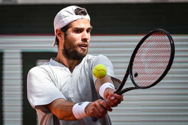 May 24, 2026, Paris, France, France: Karen KHACHANOV of Russia during the first day of the Roland-Garros 2026, French Open 2026, Grand Slam tennis tournament at Roland-Garros Stadium on May 24, 2026 in Paris, France. Paris France - ZUMAm308 20260524_zsp_m308_004 Copyright: xMatthieuxMirvillex