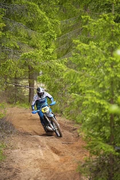 Matteo Cavallo of Italy Tm Moto Tm Moto Boano Factory Enduro Team during the 2026 Paulo Duarte FIM EnduroGP World Championship, WM, Weltmeisterschaft race 23. May 2026 in Vierumäki, Finland. (Kalle Parkkinen Newspix24)  Copyright: xKallexParkkinenx NP24kp0426