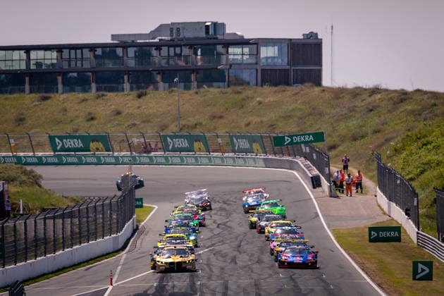 DTM, 3. + 4. Rennen Zandvoort 2026 3 BMW M4 GT3 Evo, Schubert Motorsport: Kelvin van der Linde, 69 Ferrari 296 GT3 EVO, EMIL FREY RACING: Thierry Vermeulen- picture by Gruppe C Photography Zandvoort Circuit Park Zandvoort Netherlands Copyright: xGruppexCxPhotographyx