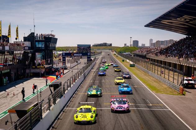 DTM, 3. + 4. Rennen Zandvoort 2026 91 Porsche 911 GT3 R (992), Manthey: Thomas Preining, 14 Ferrari 296 GT3 EVO, EMIL FREY RACING: Matteo Cairoli- picture by Gruppe C Photography Zandvoort Circuit Park Zandvoort Netherlands Copyright: xGruppexCxPhotographyx