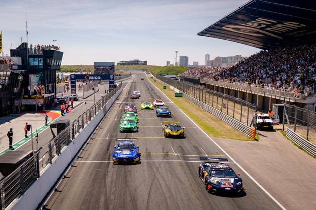 DTM, 3. + 4. Rennen Zandvoort 2026 80 Mercedes-AMG GT3 EVO, Winward Racing: Maro Engel, 36 Ford Mustang GT3, HRT Ford Racing: Arjun Maini- picture by Gruppe C Photography Zandvoort Circuit Park Zandvoort Netherlands Copyright: xGruppexCxPhotographyx