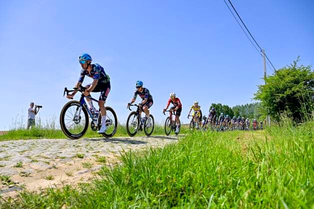 Grand Prix Criquielion 2026 Cycling Race LESSINES, BELGIUM - MAY 24 : Svrcek Martin (SVK) of Soudal Quick Step during the 58th edition of Grand Prix Criquielion an UCI Class 1.1 one day cycling road race for Men Elite of km with start in Ath and finish in Lessines on May 24, 2026 in Lessines, Belgium, 24 05 2026 Lessines Belgium  Copyright: xSesx
