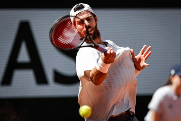 May 24, 2026, Paris, France, France: Karen KHACHANOV of Russia during the first day of the Roland-Garros 2026, French Open 2026, Grand Slam tennis tournament at Roland-Garros Stadium on May 24, 2026 in Paris, France. Paris France - ZUMAm308 20260524_zsp_m308_010 Copyright: xMatthieuxMirvillex