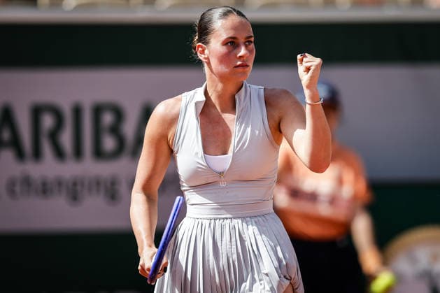 May 24, 2026, Paris, France, France: Marta KOSTYUK of Ukraine during the first day of the Roland-Garros 2026, French Open 2026, Grand Slam tennis tournament at Roland-Garros Stadium on May 24, 2026 in Paris, France. Paris France - ZUMAm308 20260524_zsp_m308_009 Copyright: xMatthieuxMirvillex