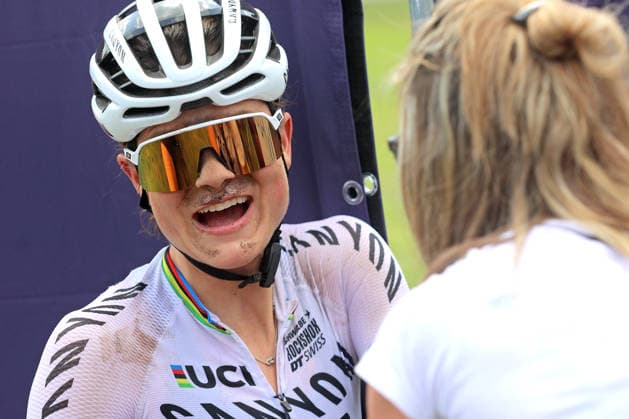 World Cup cross country mountain elite women s race, Vysocina Arena, Nove Mesto na Morave, May 24, 2026. Jenny Rissveds from Sweden. (CTKxPhoto LiborxPlihal) CTKPhotoP2026052403577  CTKPhotoP2026052403577