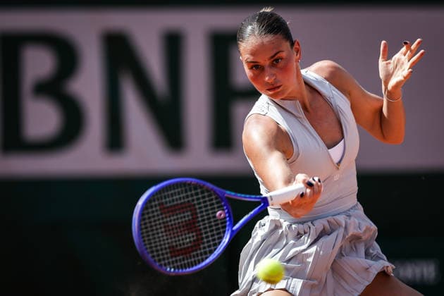 May 24, 2026, Paris, France, France: Marta KOSTYUK of Ukraine during the first day of the Roland-Garros 2026, French Open 2026, Grand Slam tennis tournament at Roland-Garros Stadium on May 24, 2026 in Paris, France. Roland Garros 2026 - Day 1  - ZUMAm308 20260524_zsp_m308_007 Copyright: xMatthieuxMirvillex