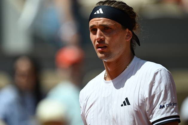French Open (Roland Garros) - Day 1 PARIS, FRANCE - MAY 24: Alexander Zverev of Germany in action against Benjamin Bonzi of France (not seen) during a first-round men s singles match on the first day of the French Open (Roland Garros) in Paris, France on May 24, 2026. Burak Akbulut Anadolu Paris France. Editorial use only. Please get in touch for any other usage.  Copyright: x2026xAnadoluxBurakxAkbulutx