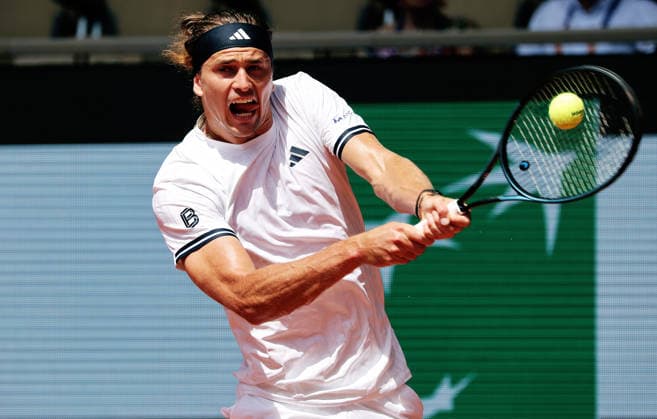 TENNIS - French Open 2026 PARIS,FRANCE,24.MAY.26 - TENNIS - ATP, Tennis Herren World Tour, French Open, Roland Garros, Grand Slam. Image shows Alexander Zverev (GER).  GEPAxpictures xMatthiasxHauer