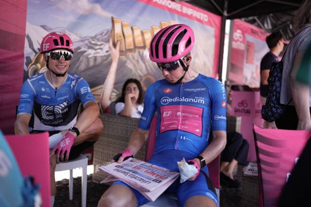 Team EF Education - Easypost during Stage 15 of the Giro d™Italia, from Voghera to Milano, Italy, Sunday, May 24, 2026.  Copyright: xMassimoxPaolone LaPressex