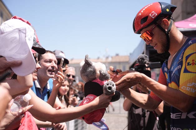 Italy™s Jonathan Milan of Lidl-Trek during Stage 15 of the Giro d™Italia, from Voghera to Milano, Italy, Sunday, May 24, 2026.  Copyright: xMarcoxAlpozzi LaPressex