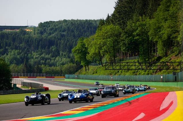 LE MANS CLASSIC SERIES 2026 - SPA-CLASSIC 17 VERQUIN Luc-Pierre (fra), Lister Knobbly Chevrolet 1958, The Gentlemen Challenge, action with 88 SPIERS John (gbr), GREENSALL Nigel (gbr), Lister Costin 1959, The Gentlemen Challenge during the 2026 Spa-Classic, 2nd round of the Le Mans Classic Series 2026, from May 22 to 24 in Circuit de Spa-Francorchamps, in Stavelot, Belgium - StavelotBelgium  Copyright: xGREGORYxLENORMANDx